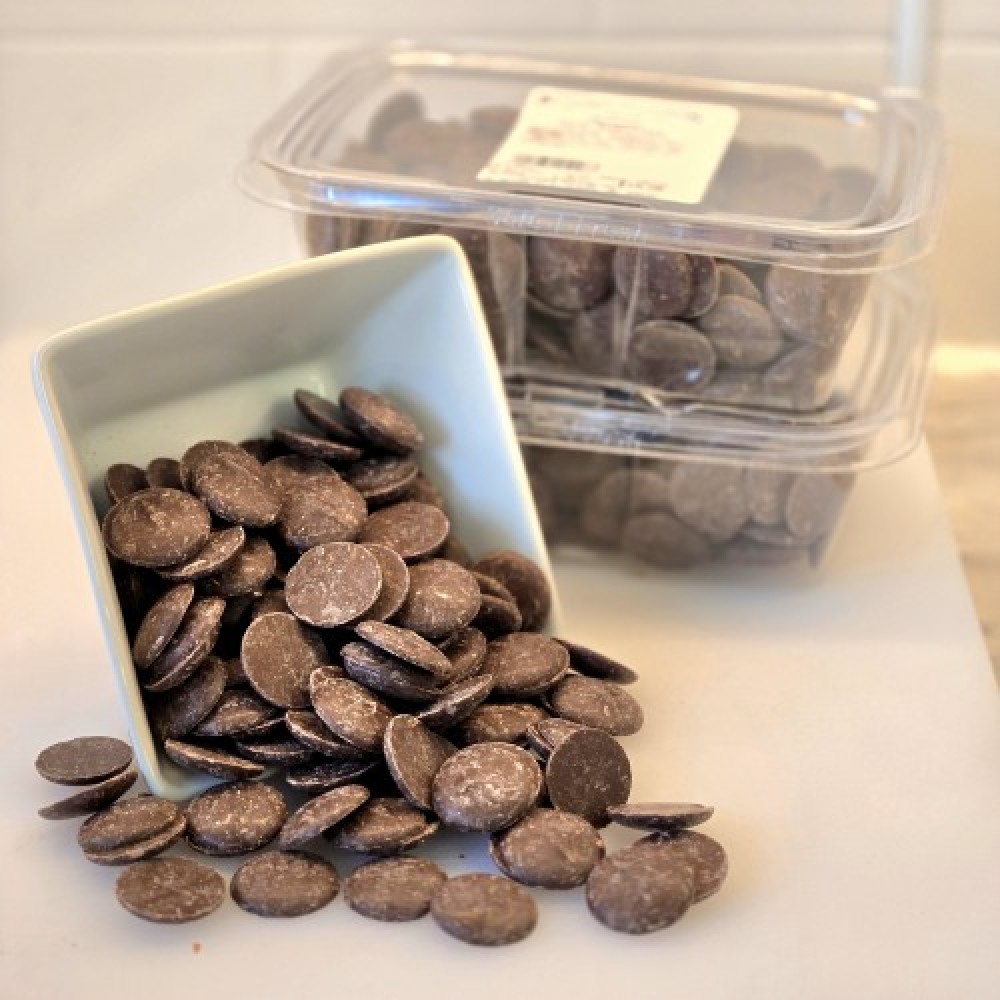 Merckens Milk Chocolate Melting Wafers - 40 lb box